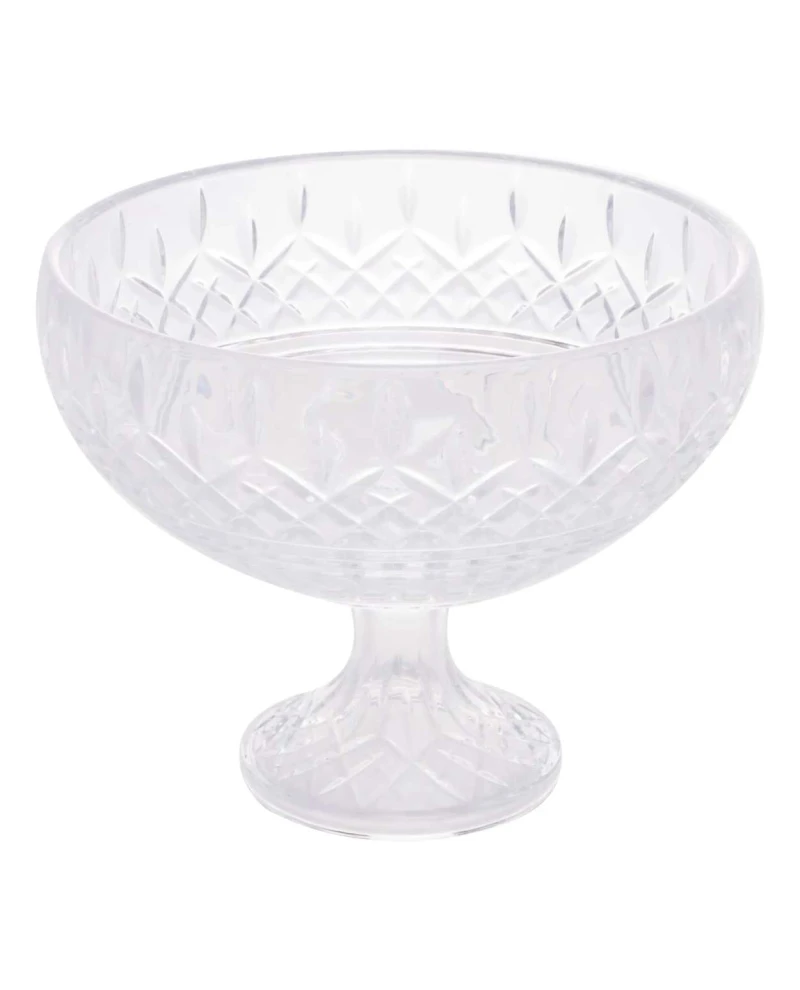 CENTRO DE MESA DECORATIVO CRISTAL COM PÉ