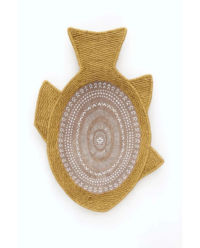 Centro de Mesa Decorativo Peixe em Resina