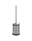 ESCOVA SANITARIA DE ACO INOX COM SUPORTE E TAMPA 2