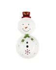 PETISQUEIRA DE CêRAMICA BONECO DE NEVE