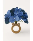 Porta Guardanapo Hortensia Azul Porta Guardanapo Hortensia Azul