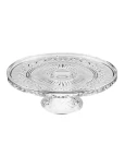 Prato Para Bolo de Cristal Com Pé