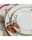 Prato Sobremesa Aquarelle Pomodoro e Basilico