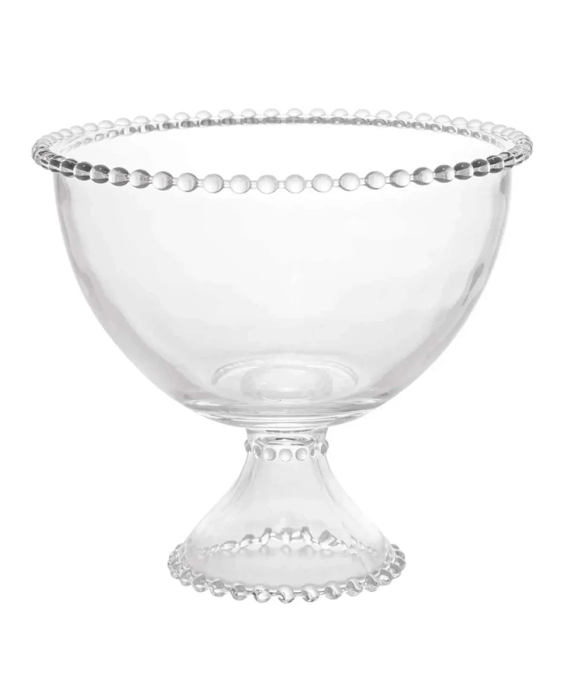 Saladeira de Cristal com Pé Pearl