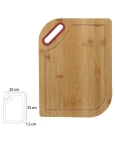 TABUA BAMBU C/SILICONE VERMELHO