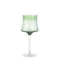 TAÇA EM VIDRO VERDE