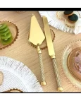 Talheres Zamac Com Cabos Dourados Talheres Zamac Com Cabos Dourados
