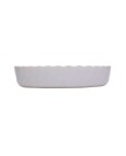 Travessa Oval de Vidro Opalino Smart Cuisine