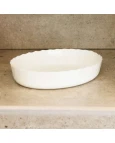 Travessa Oval de Vidro Opalino Smart Cuisine Travessa Oval de Vidro Opalino Smart Cuisine
