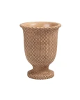 VASO DECORATIVO TRAMADO EM CIMENTO MEDIO
