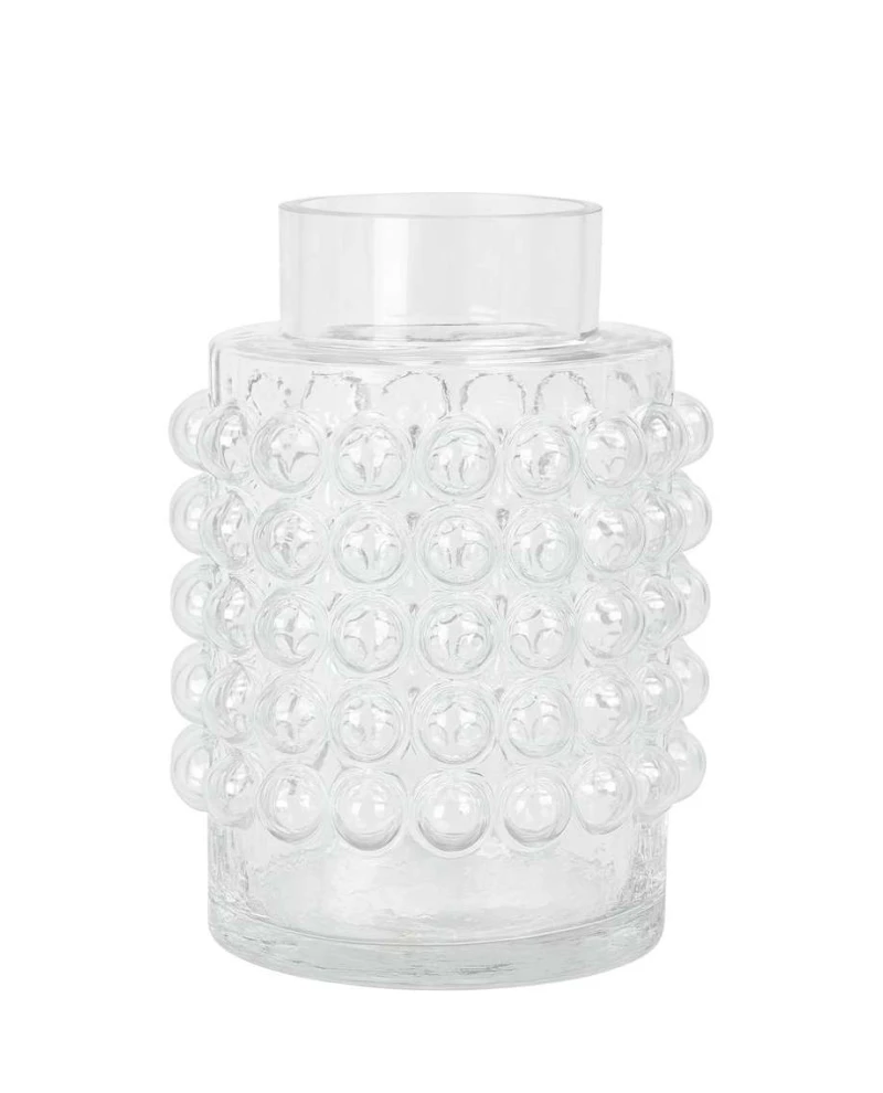 Vaso Bolha Vidro Transparente